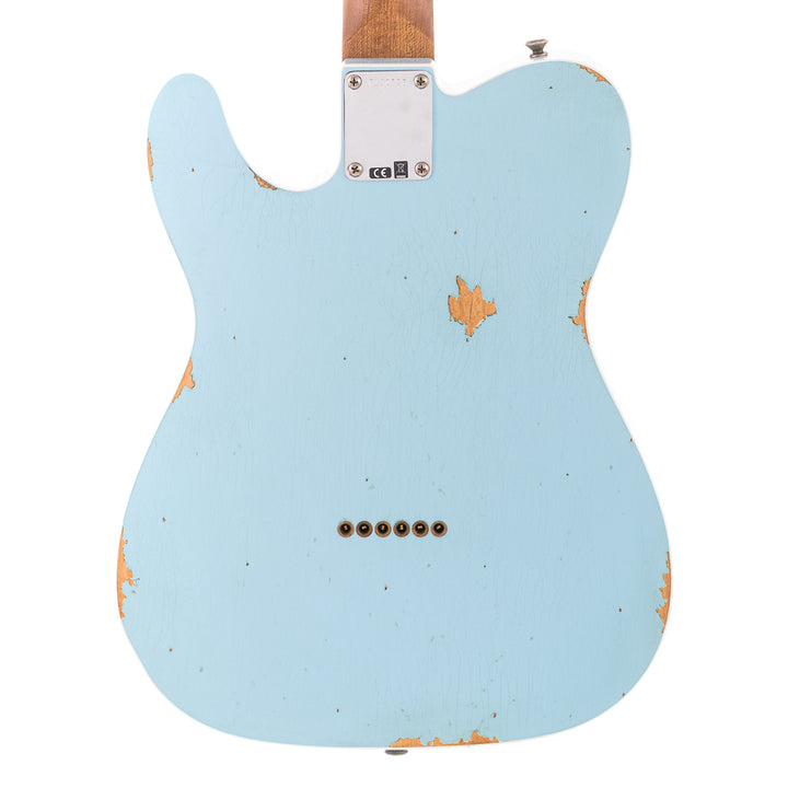 Fender Custom Shop 1960 Bound Telecaster Relic, Lark Custom - Daphne Blue (736)