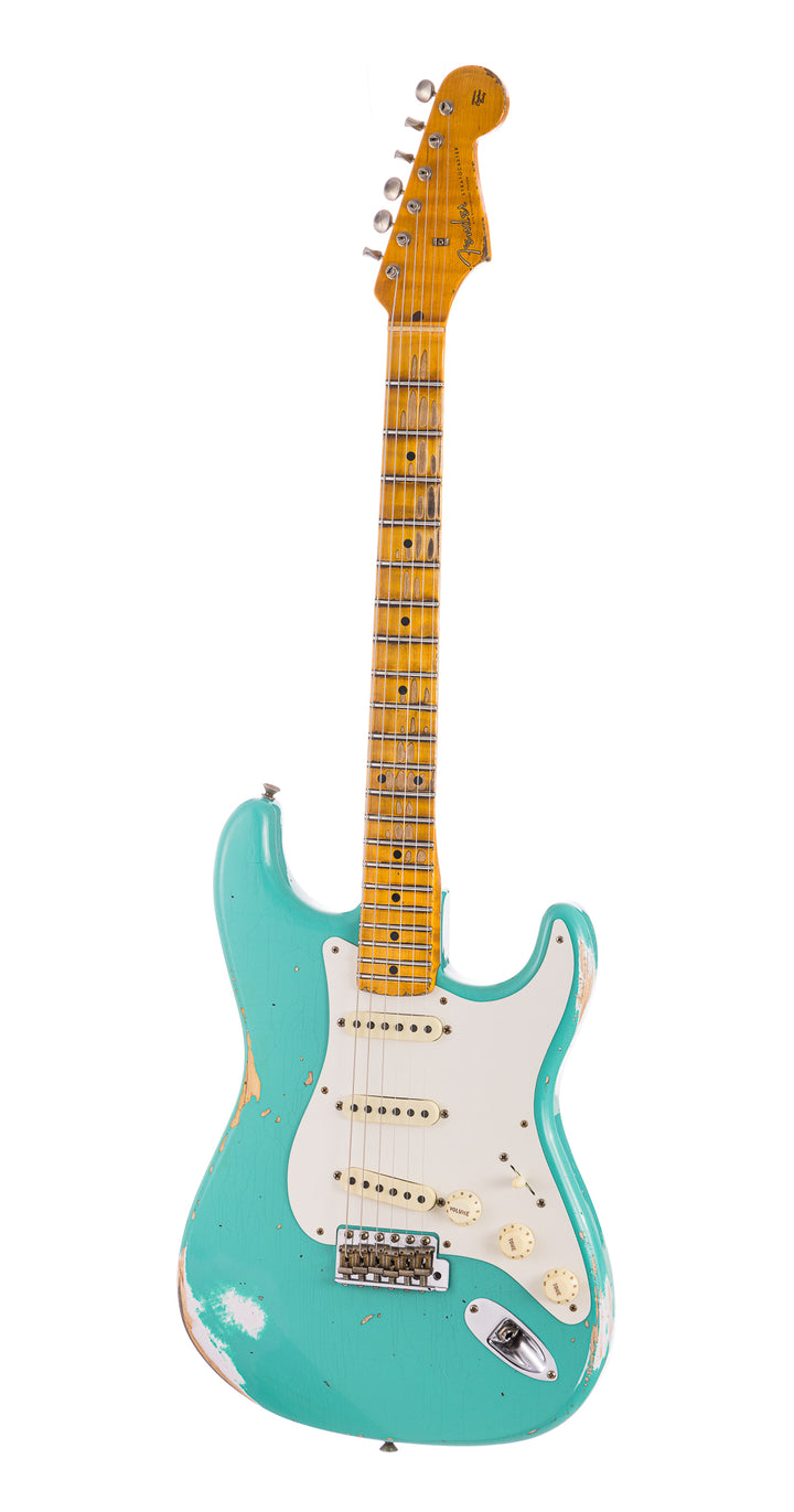 Fender Custom Shop 1957 Stratocaster Heavy Relic, Lark Guitars Custom Run -  Surf Green (839)