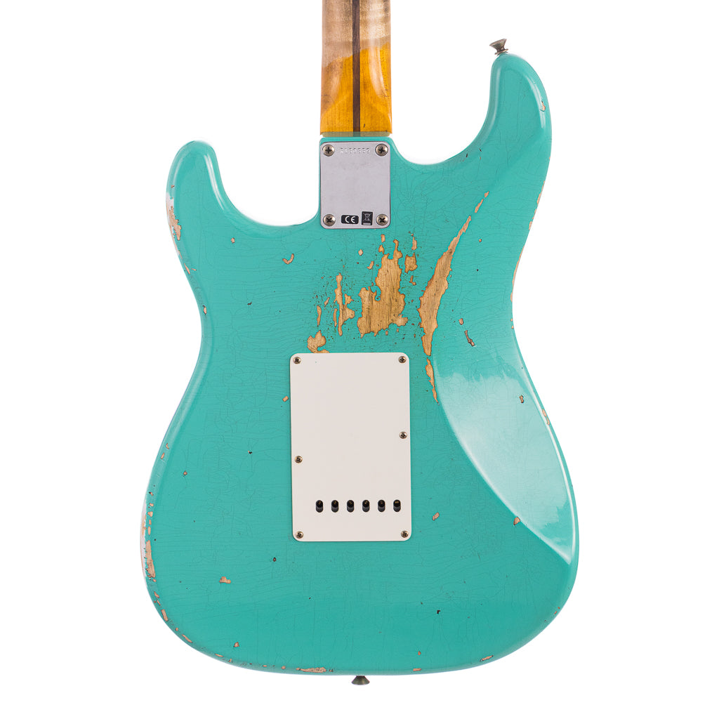 Fender Custom Shop 1957 Stratocaster Heavy Relic, Lark Guitars Custom Run -  Surf Green (839)