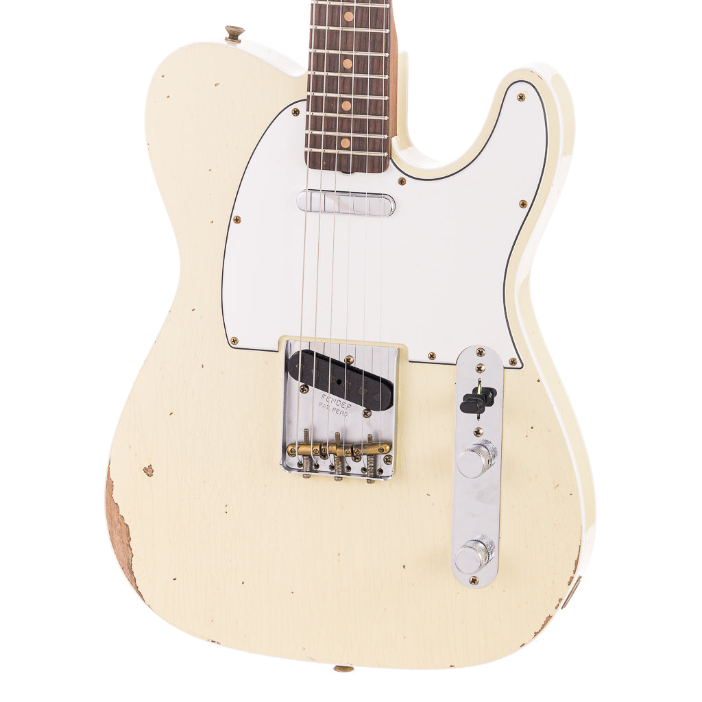 Fender Custom Shop 1960 Bound Telecaster Relic, Lark Custom - Vintage White (037)