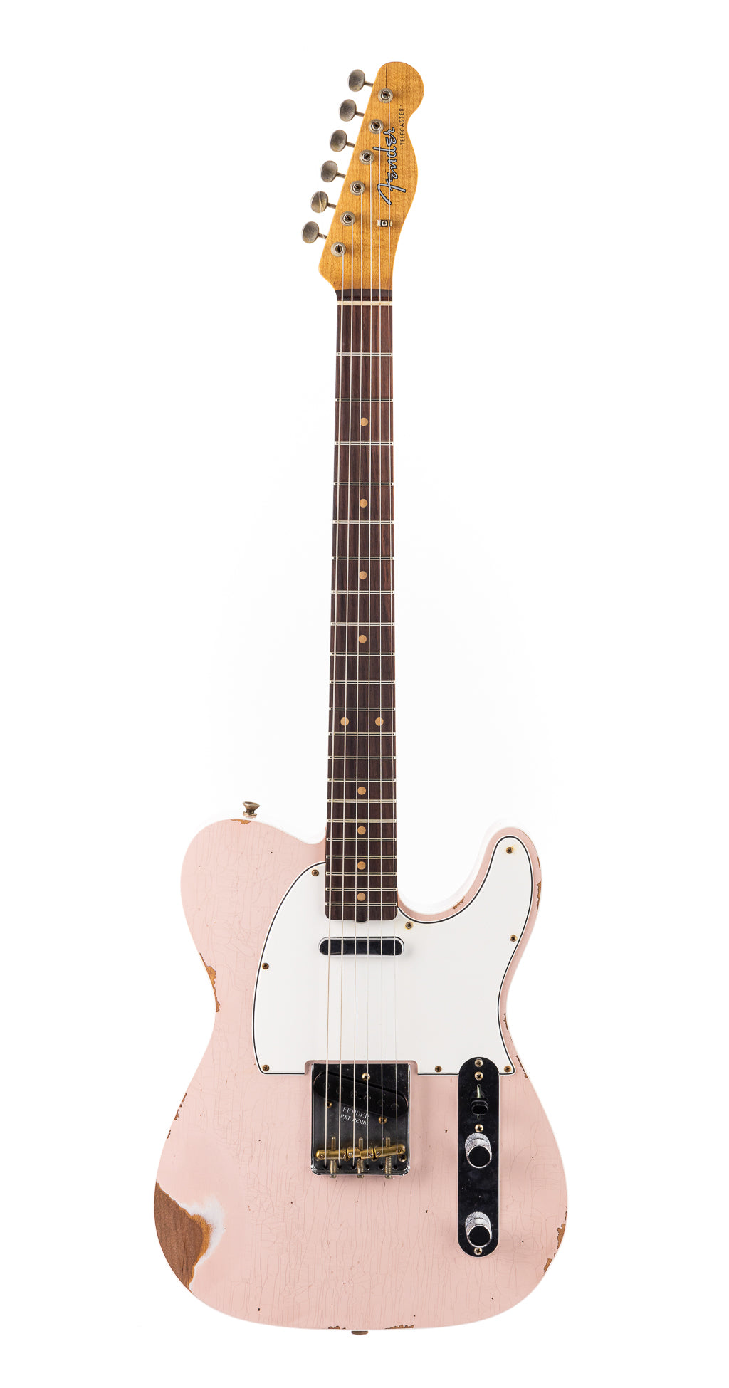 Fender Custom Shop 1960 Bound Telecaster Relic, Lark Custom - Super Faded  Shell Pink (936)