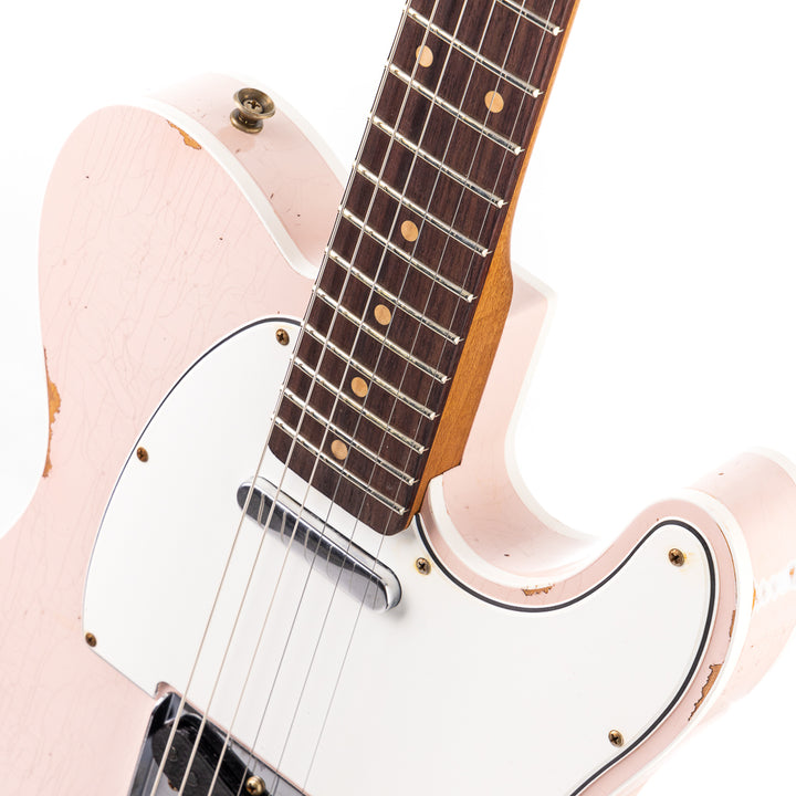 Fender Custom Shop 1960 Bound Telecaster Relic, Lark Custom - Super Faded Shell Pink (936)