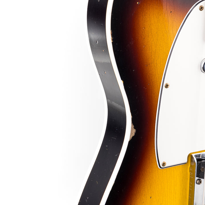 Fender Custom Shop 1960 Bound Telecaster Relic, Lark Custom - 3 Tone Sunburst (818)