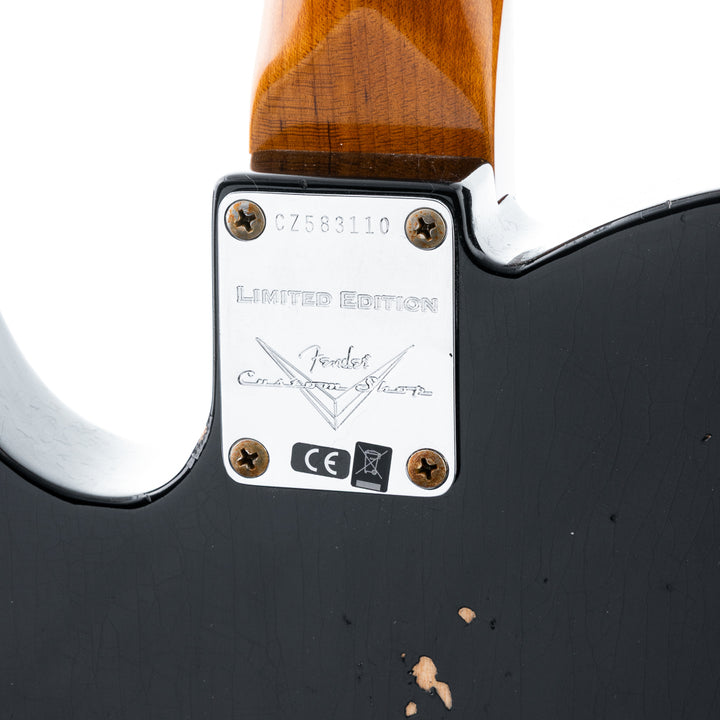 Fender Custom Shop Limited Edition '60 Tele Bigsby Relic - Aged Black (110)