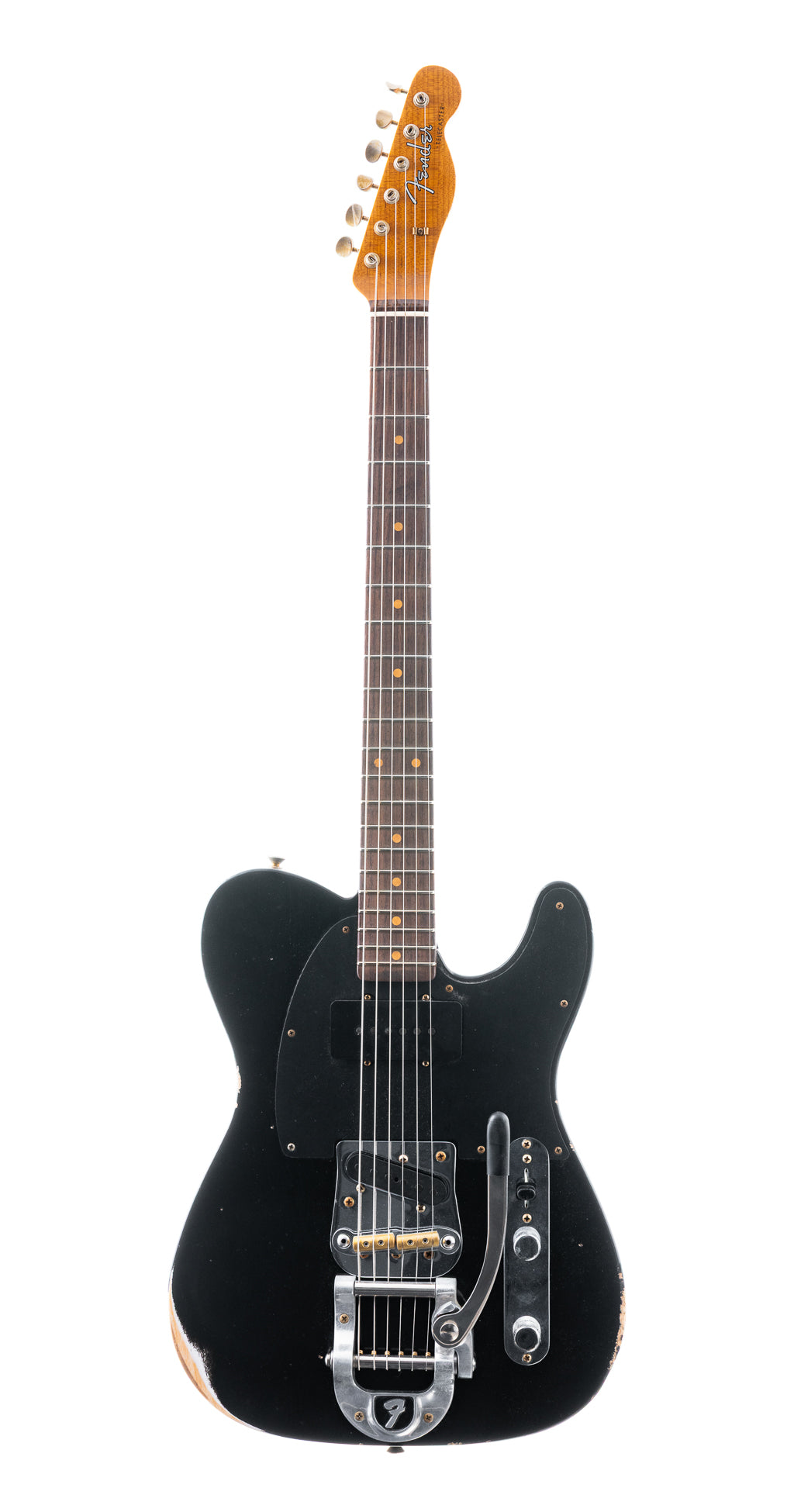 Fender Custom Shop Limited Edition '60 Tele Bigsby Relic - Aged Black (110)