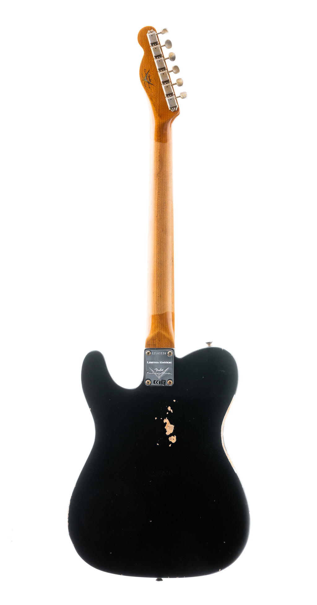 Fender Custom Shop Limited Edition '60 Tele Bigsby Relic - Aged Black (110)