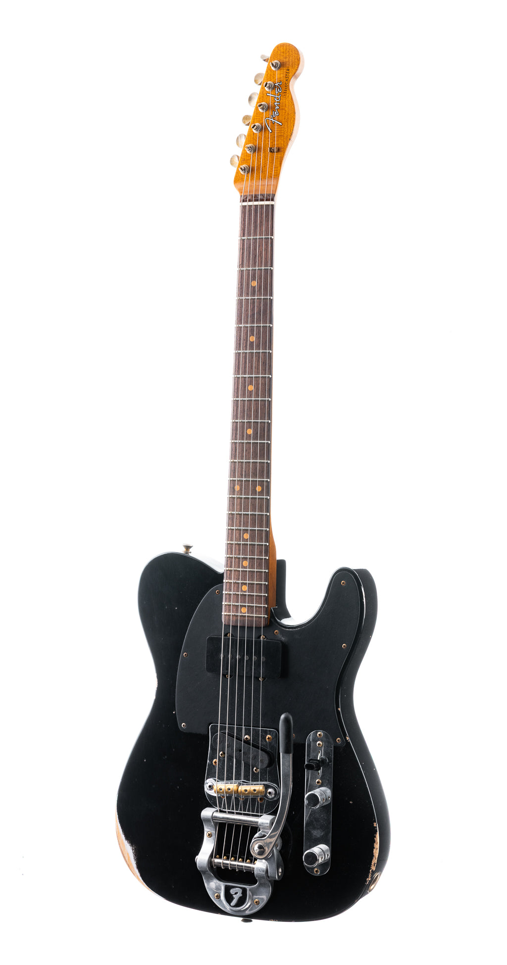 Fender Custom Shop Limited Edition '60 Tele Bigsby Relic - Aged Black (110)