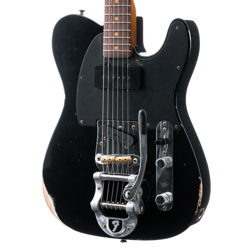 Fender Custom Shop Limited Edition '60 Tele Bigsby Relic - Aged Black (110)