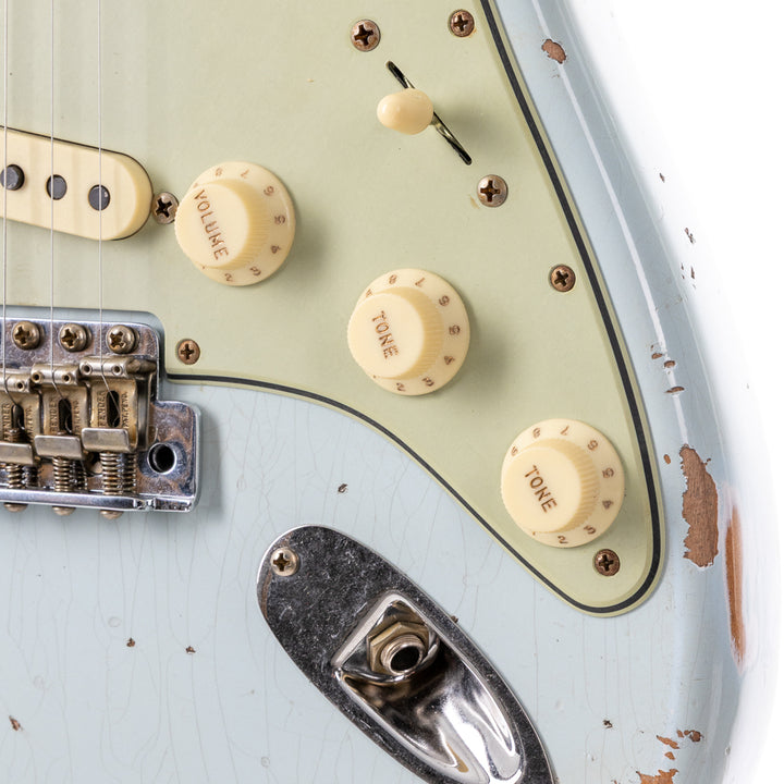 Fender Custom Shop 1962 Stratocaster Heavy Relic - Aged Sonic Blue (827)
