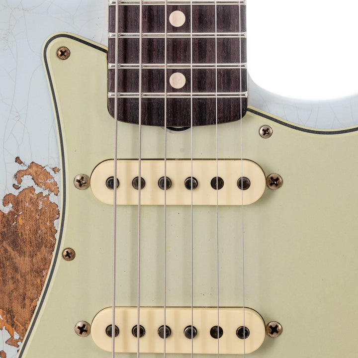 Fender Custom Shop 1962 Stratocaster Heavy Relic - Aged Sonic Blue (827)