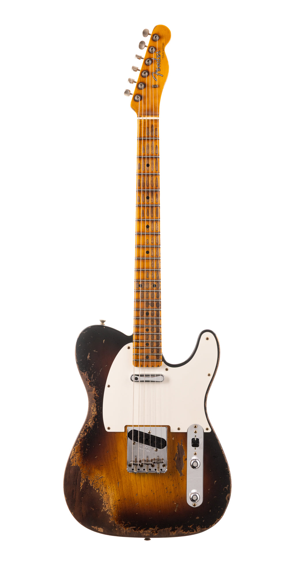 Fender Custom Shop Limited Edition 1957 Telecaster Super Heavy Relic - 2 Tone Sunburst (895)