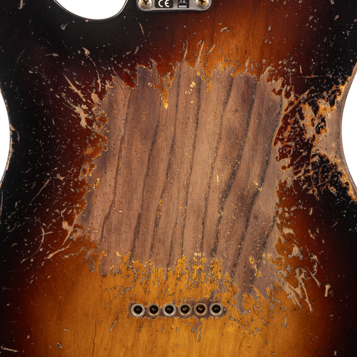 Fender Custom Shop Limited Edition 1957 Telecaster Super Heavy Relic - 2 Tone Sunburst (895)