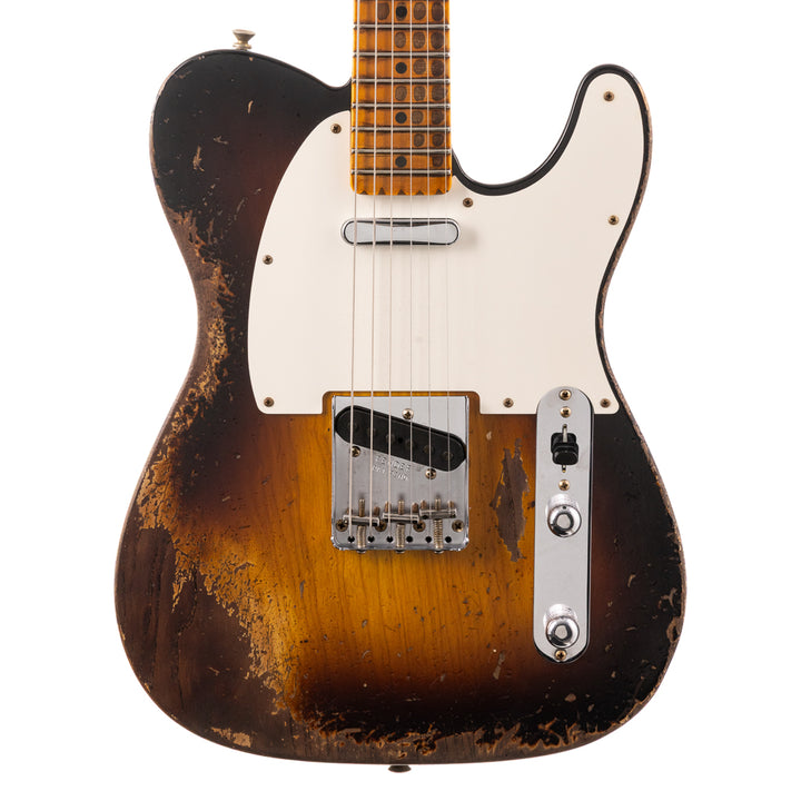 Fender Custom Shop Limited Edition 1957 Telecaster Super Heavy Relic - 2 Tone Sunburst (895)