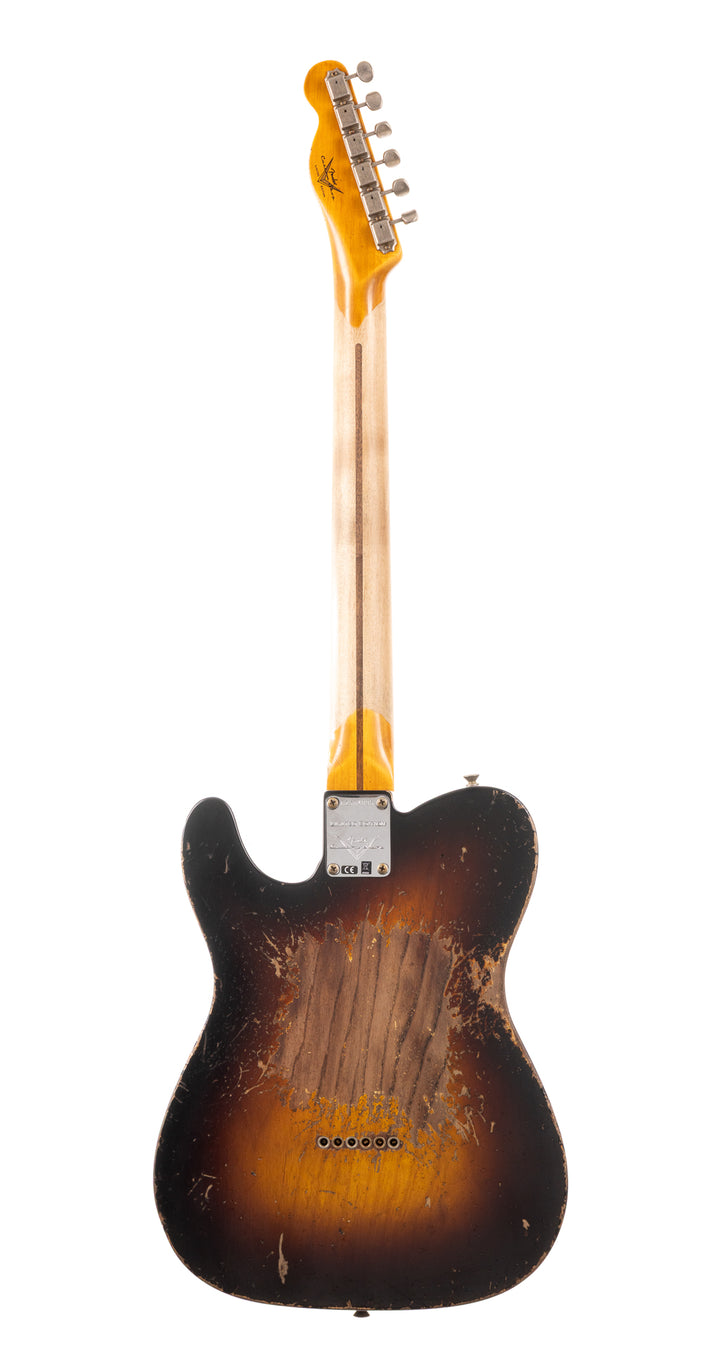 Fender Custom Shop Limited Edition 1957 Telecaster Super Heavy Relic - 2 Tone Sunburst (895)