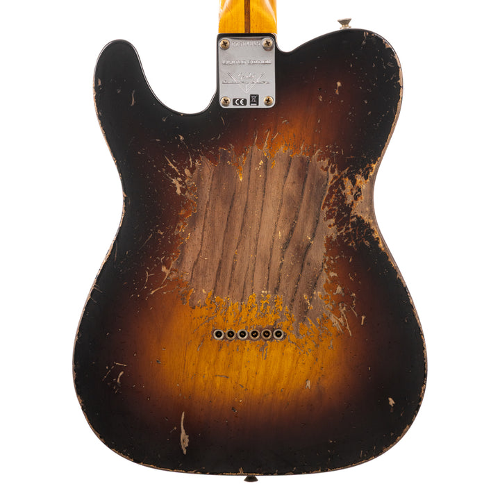 Fender Custom Shop Limited Edition 1957 Telecaster Super Heavy Relic - 2 Tone Sunburst (895)