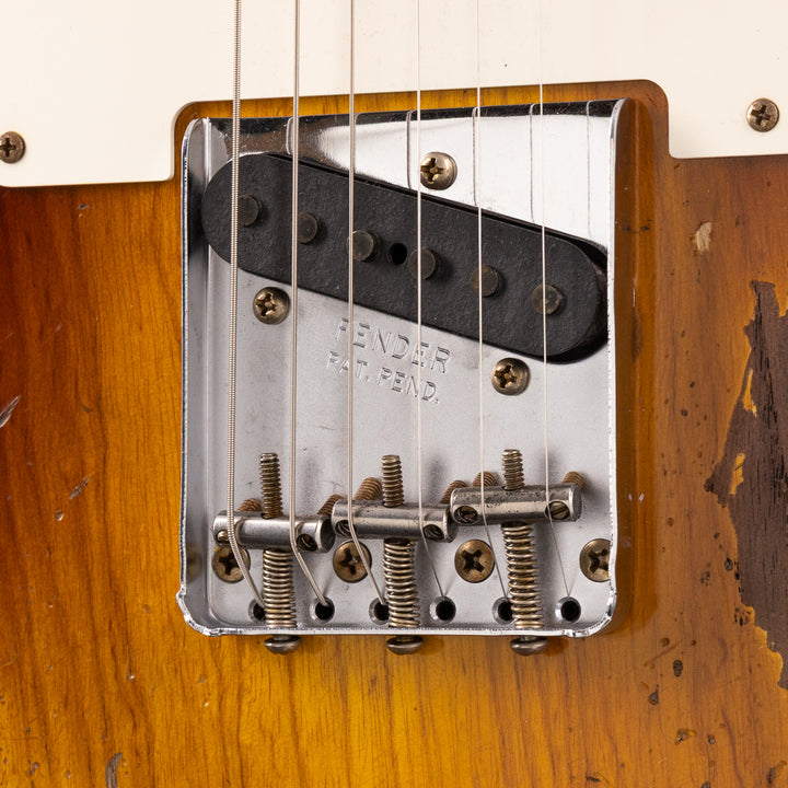 Fender Custom Shop Limited Edition 1957 Telecaster Super Heavy Relic - 2 Tone Sunburst (895)