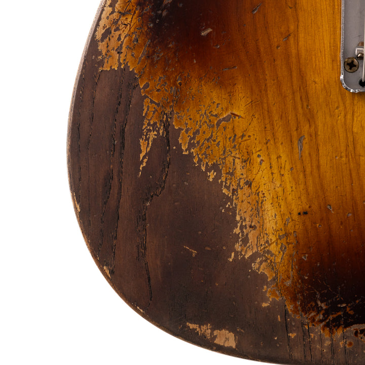 Fender Custom Shop Limited Edition 1957 Telecaster Super Heavy Relic - 2 Tone Sunburst (895)