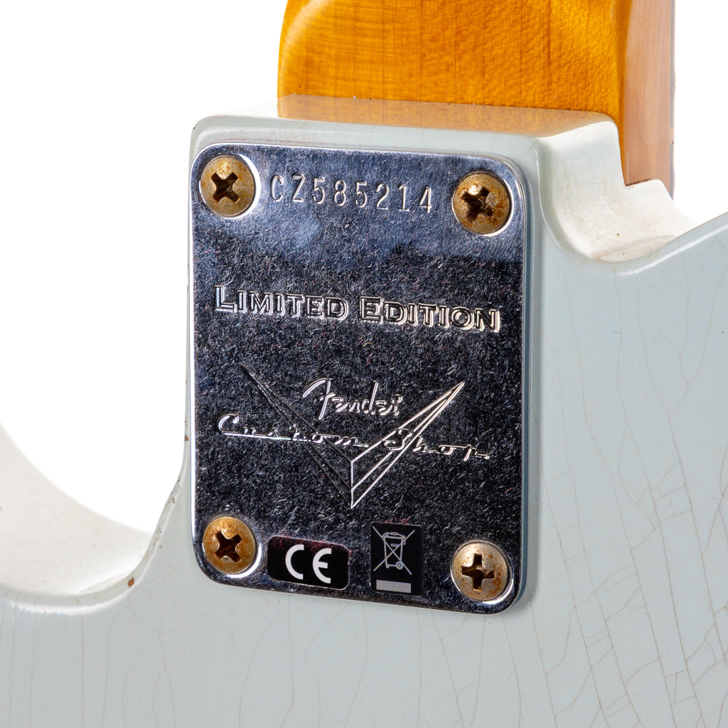 Fender Custom Shop 1963 Telecaster Relic  - Faded Sonic Blue (214)