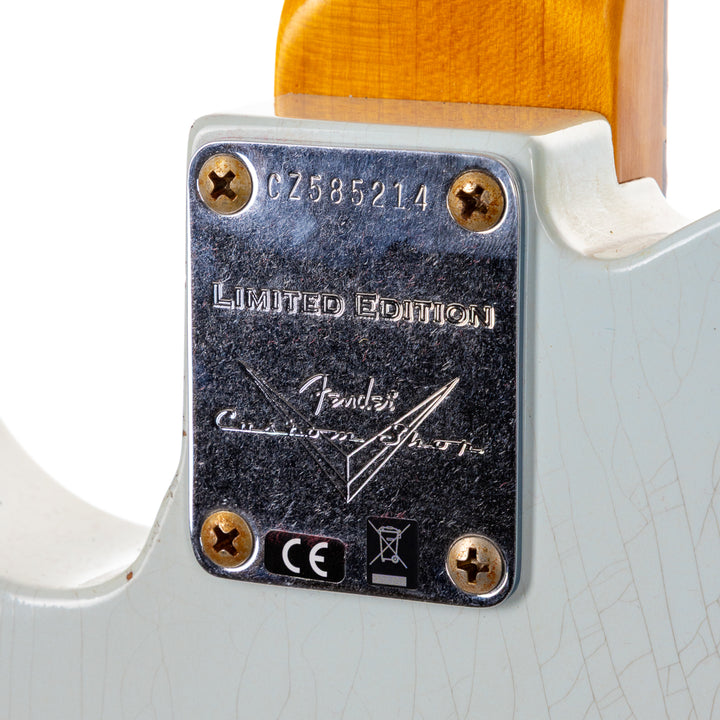 Fender Custom Shop 1963 Telecaster Relic  - Faded Sonic Blue (214)