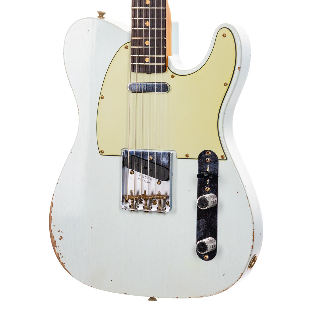 Fender Custom Shop 1963 Telecaster Relic  - Faded Sonic Blue (214)