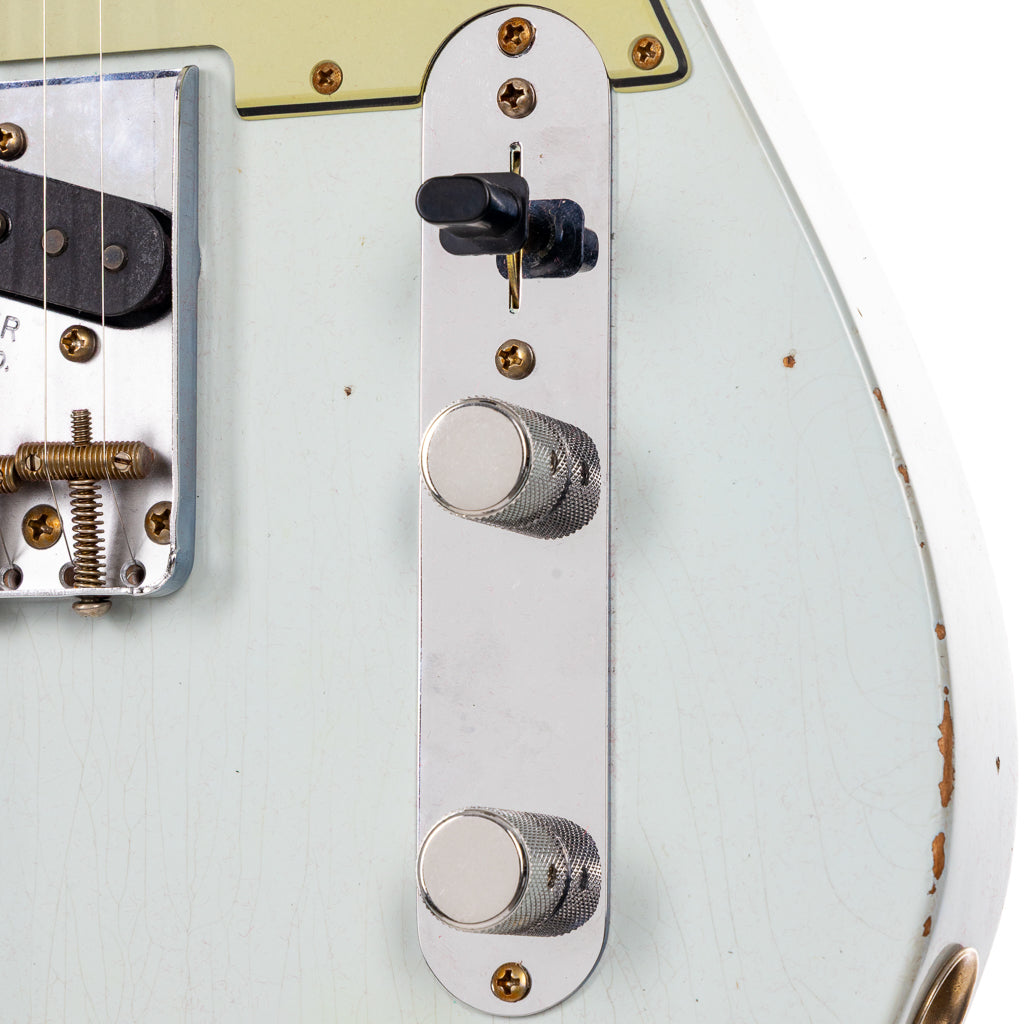 Fender Custom Shop 1963 Telecaster Relic  - Faded Sonic Blue (214)