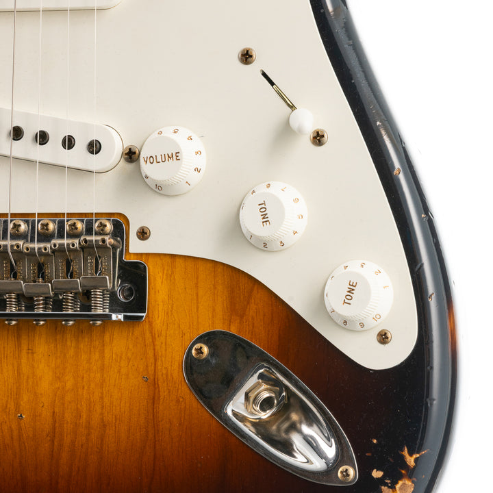 Fender Custom Shop 1950's Dualmag II Stratocaster Relic - 2 Color Sunburst (275)