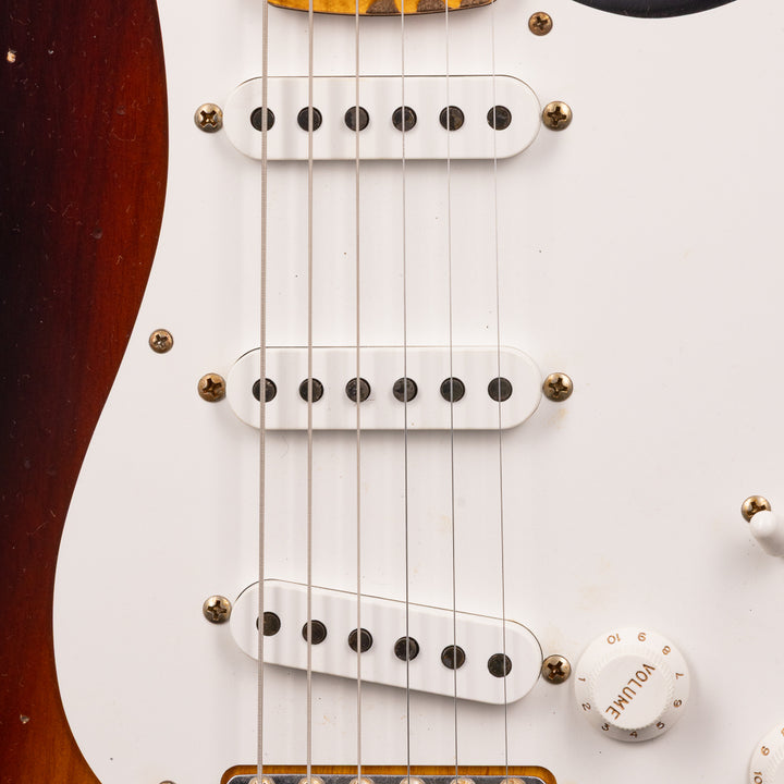 Fender Custom Shop 1958 Stratocaster Relic - 2 Tone Sunburst (913)