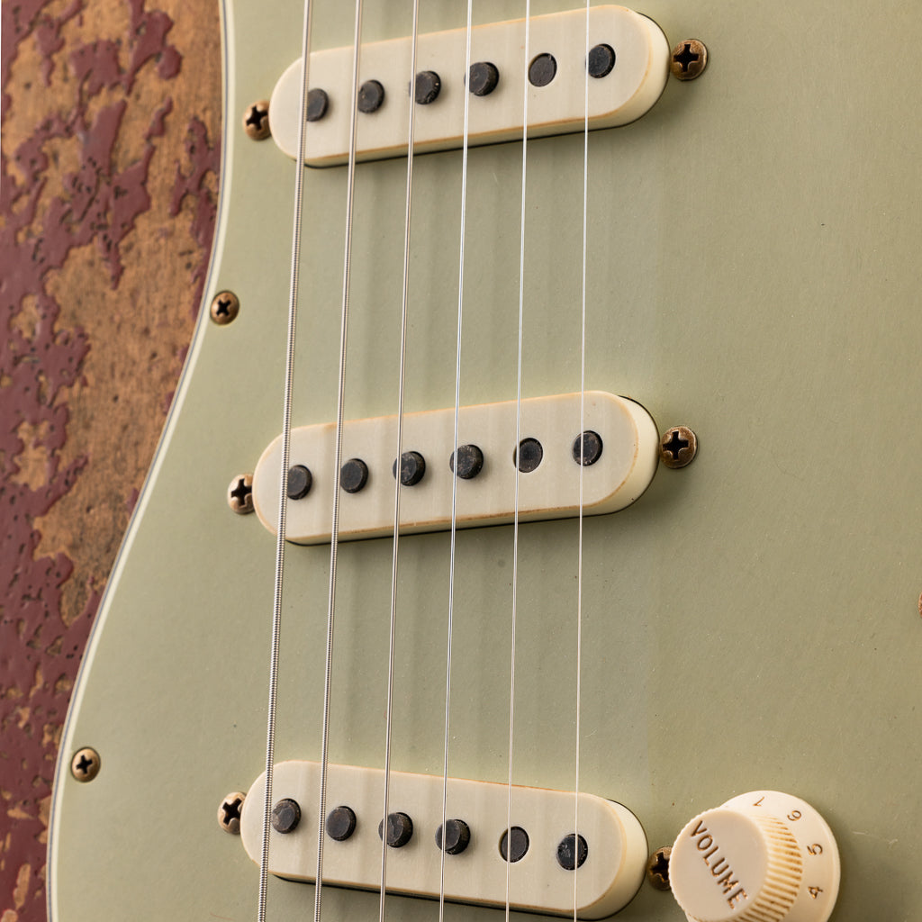 Fender Custom Shop Limited Edition 62/63 Stratocaster Super Heavy Relic -  Dakota Red (705)