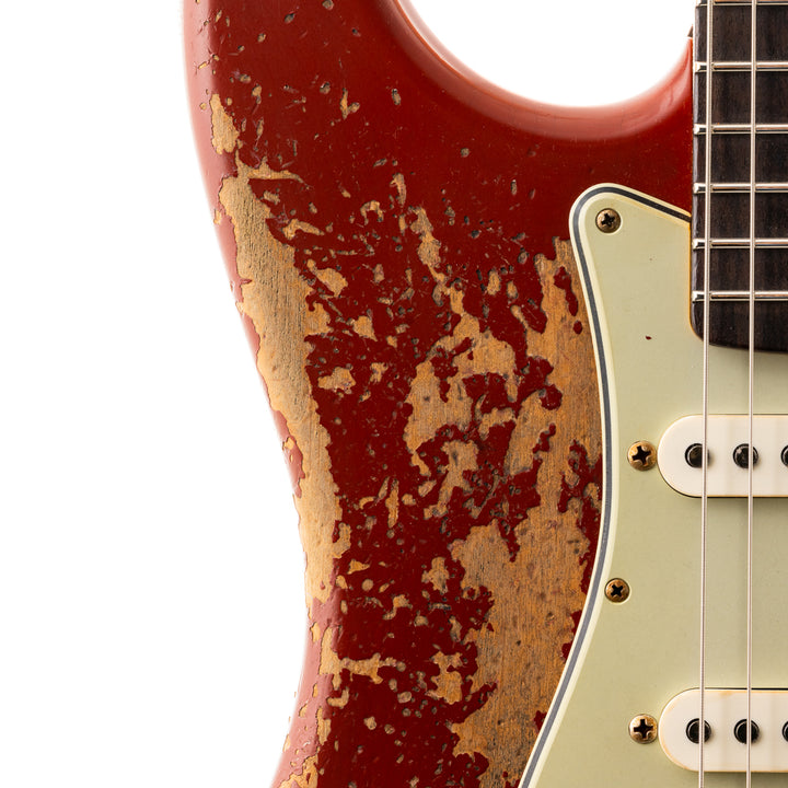 Fender Custom Shop Limited Edition 62/63 Stratocaster Super Heavy Relic -  Dakota Red (705)