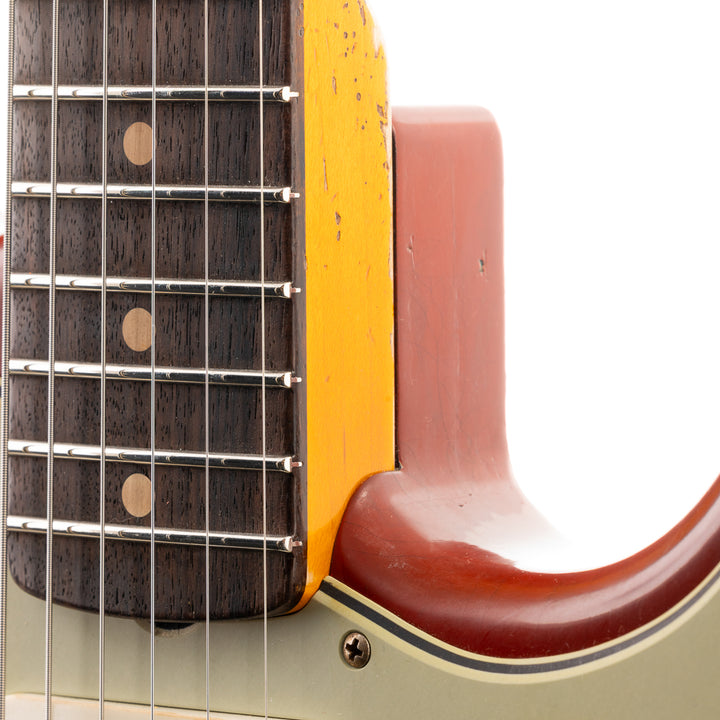 Fender Custom Shop Limited Edition 62/63 Stratocaster Super Heavy Relic -  Dakota Red (705)