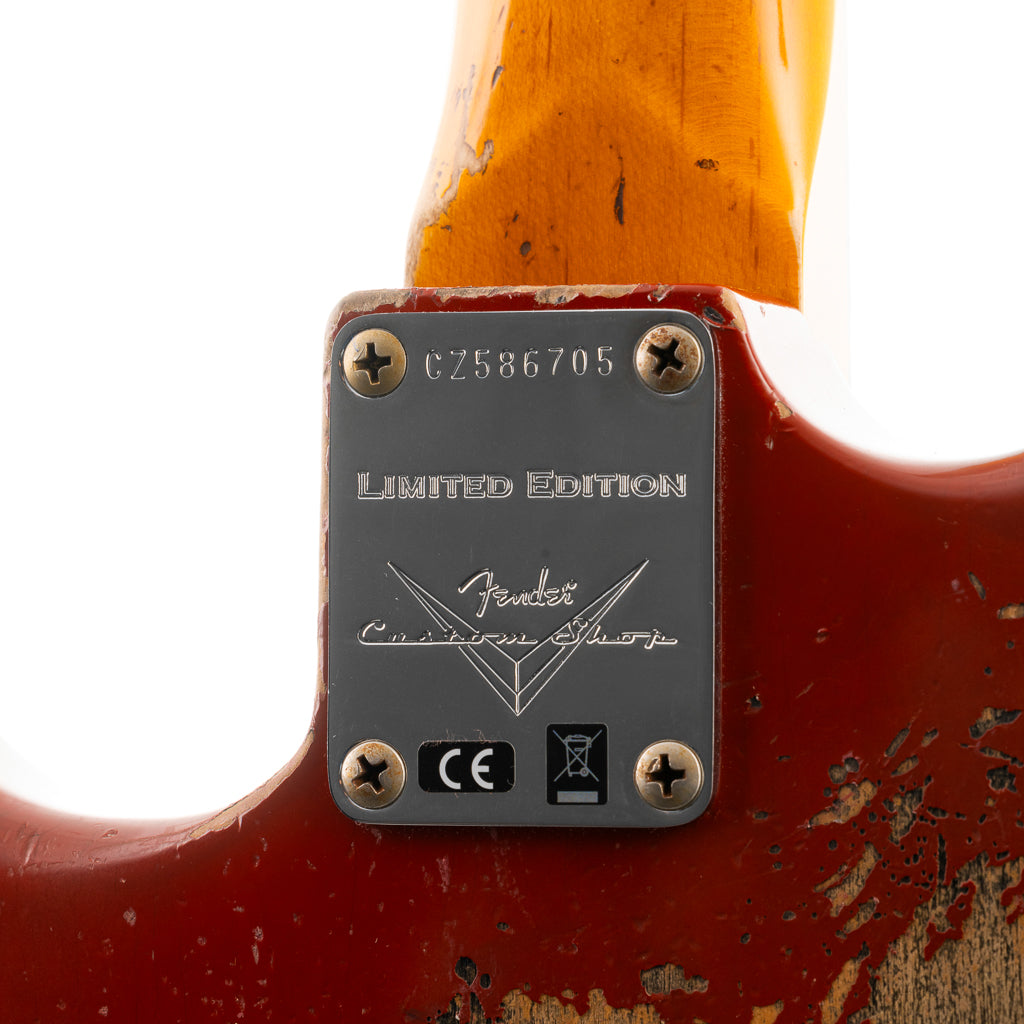 Fender Custom Shop Limited Edition 62/63 Stratocaster Super Heavy Relic -  Dakota Red (705)