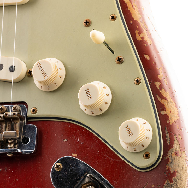 Fender Custom Shop Limited Edition 62/63 Stratocaster Super Heavy Relic -  Dakota Red (705)