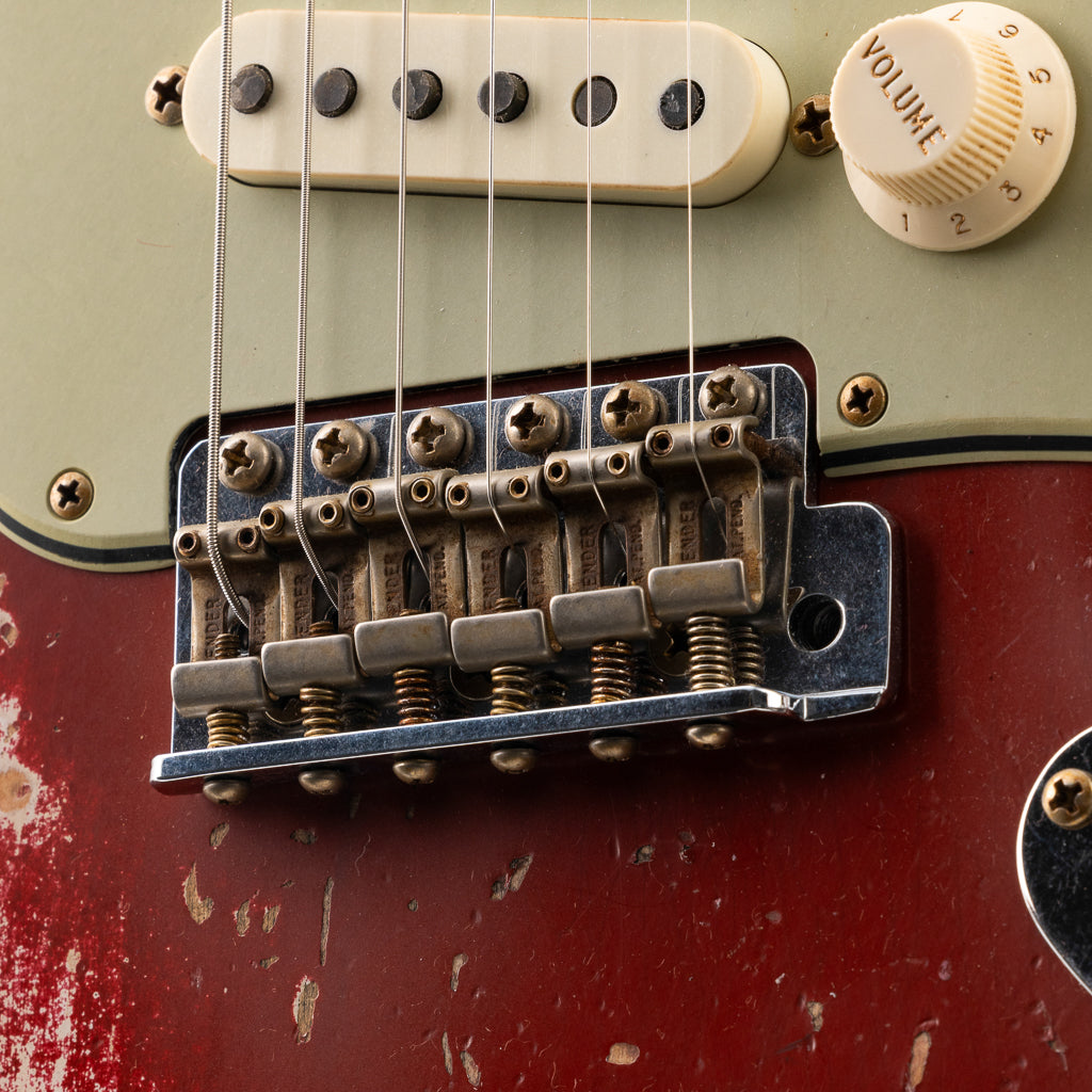 Fender Custom Shop Limited Edition 62/63 Stratocaster Super Heavy Relic -  Dakota Red (705)