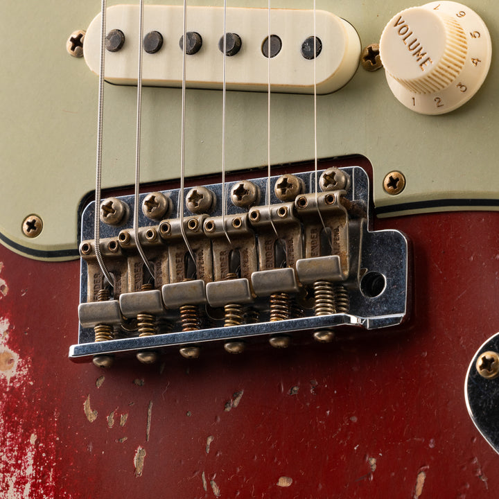 Fender Custom Shop Limited Edition 62/63 Stratocaster Super Heavy Relic -  Dakota Red (705)