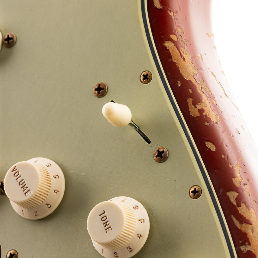 Fender Custom Shop Limited Edition 62/63 Stratocaster Super Heavy Relic -  Dakota Red (705)