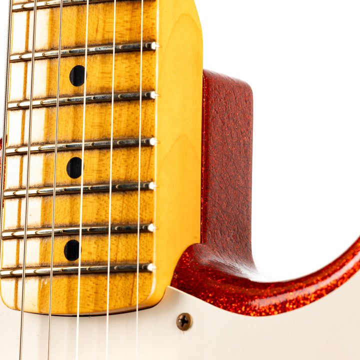 Fender Custom Shop Limited Edition 1956 Stratocaster Journeyman Relic - Red Sparkle (593)