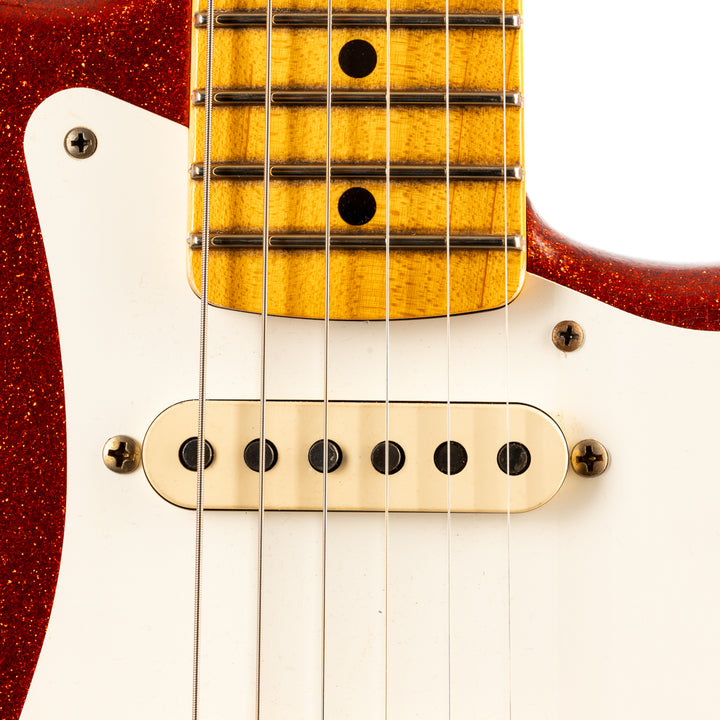 Fender Custom Shop Limited Edition 1956 Stratocaster Journeyman Relic - Red Sparkle (593)