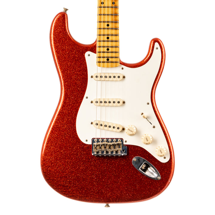 Fender Custom Shop Limited Edition 1956 Stratocaster Journeyman Relic - Red Sparkle (593)