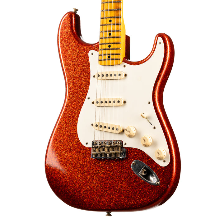 Fender Custom Shop Limited Edition 1956 Stratocaster Journeyman Relic - Red Sparkle (593)