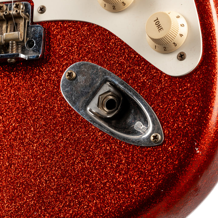 Fender Custom Shop Limited Edition 1956 Stratocaster Journeyman Relic - Red Sparkle (593)
