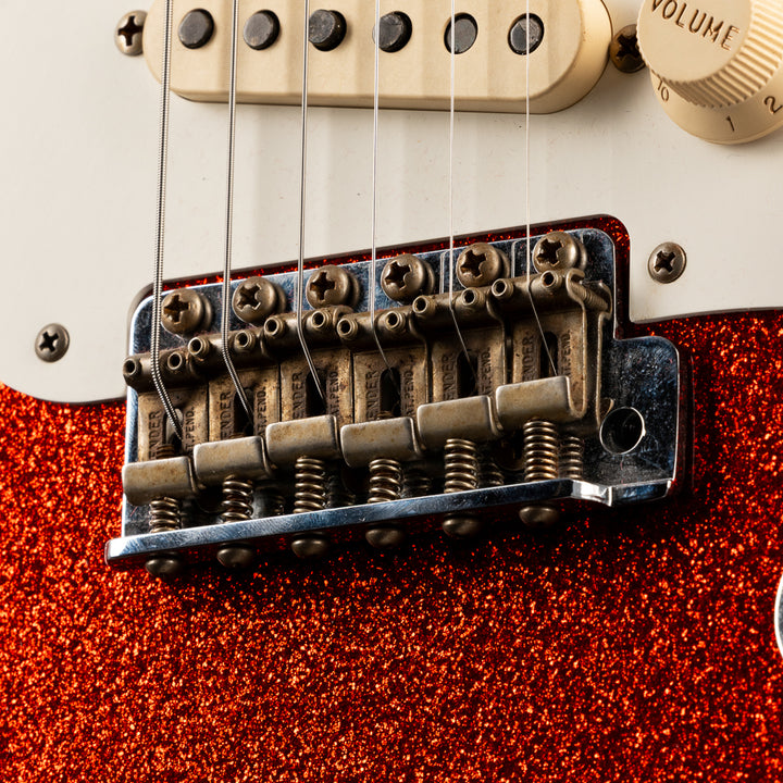 Fender Custom Shop Limited Edition 1956 Stratocaster Journeyman Relic - Red Sparkle (593)