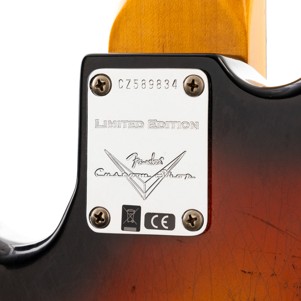Fender Custom Shop Limited Edition 1960 Jazz Bass Relic - 3 Tone Sunburst (834)