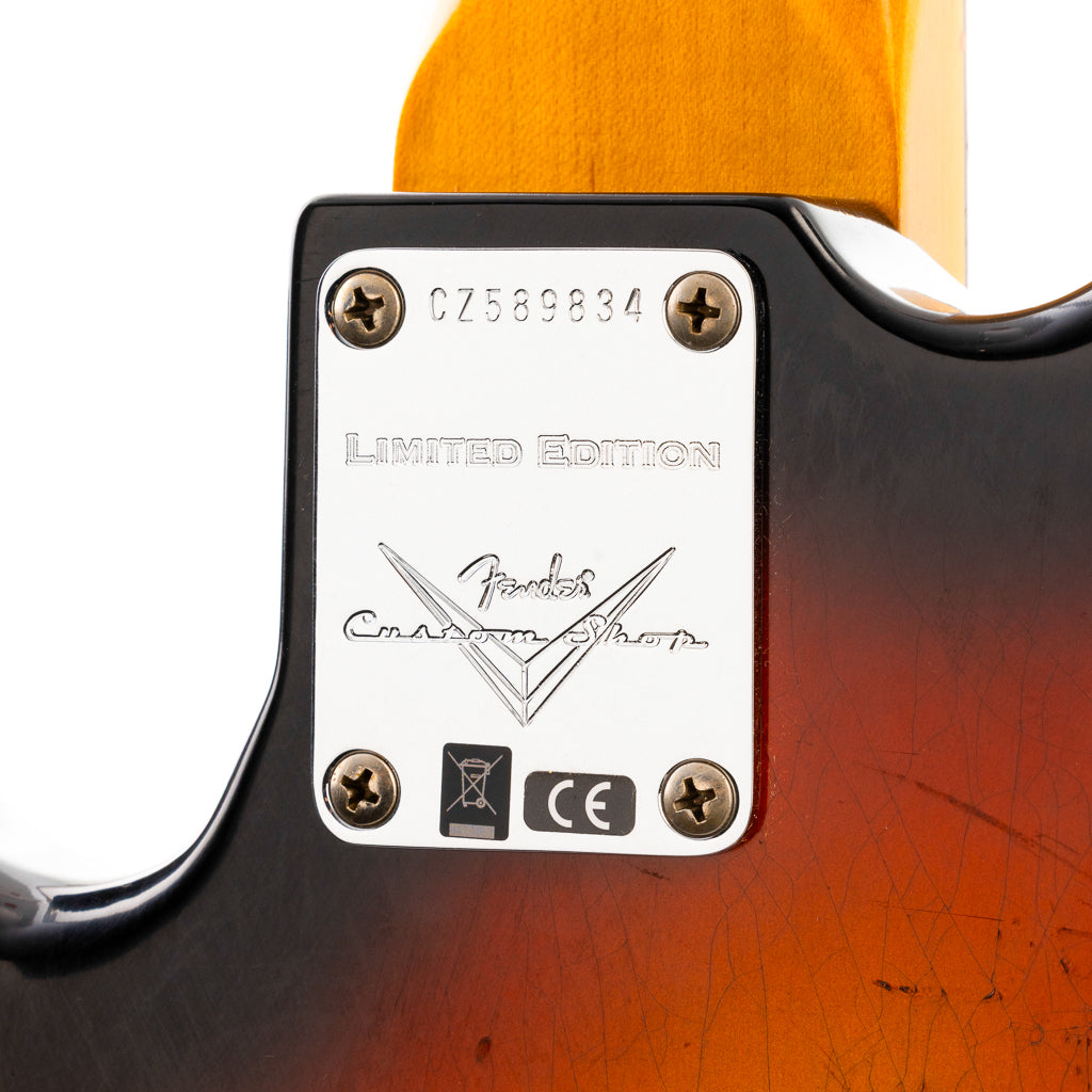 Fender Custom Shop Limited Edition 1960 Jazz Bass Relic - 3 Tone Sunburst (834)