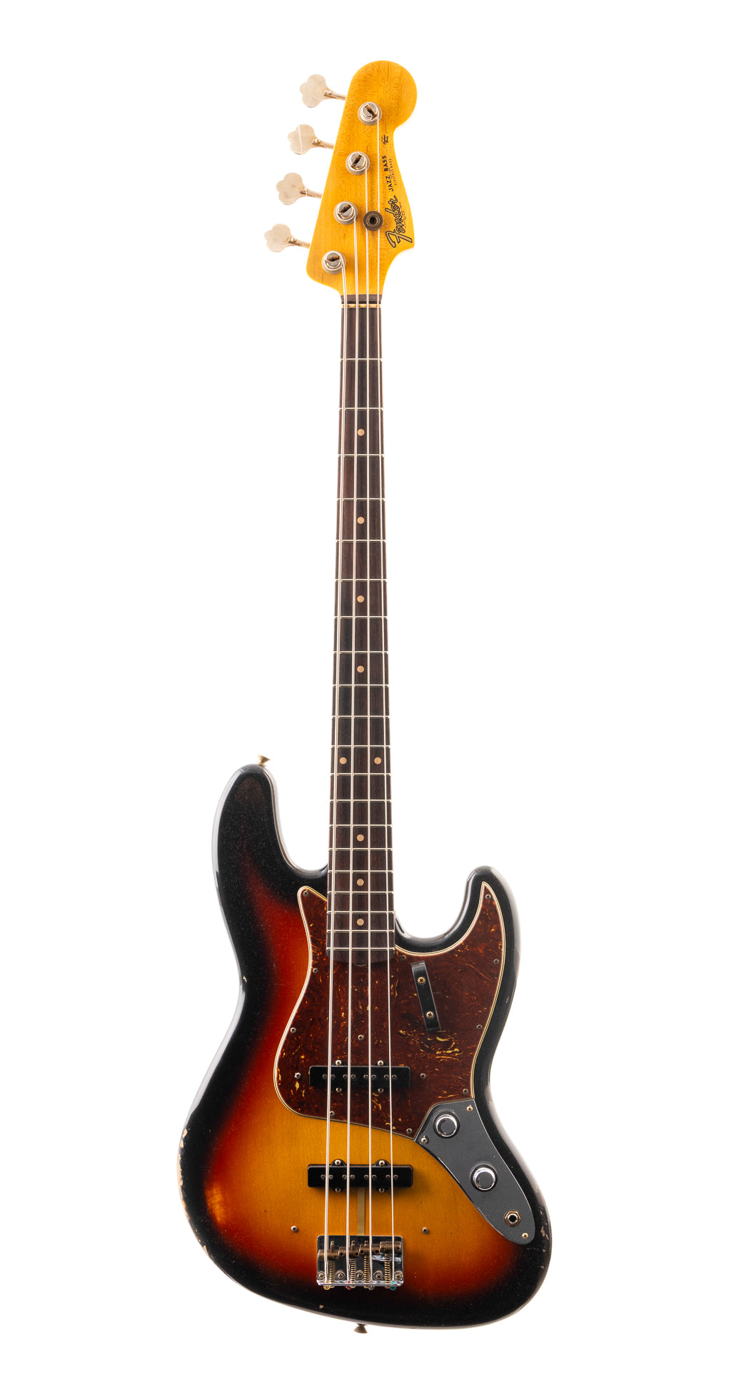 Fender Custom Shop Limited Edition 1960 Jazz Bass Relic - 3 Tone Sunburst (834)