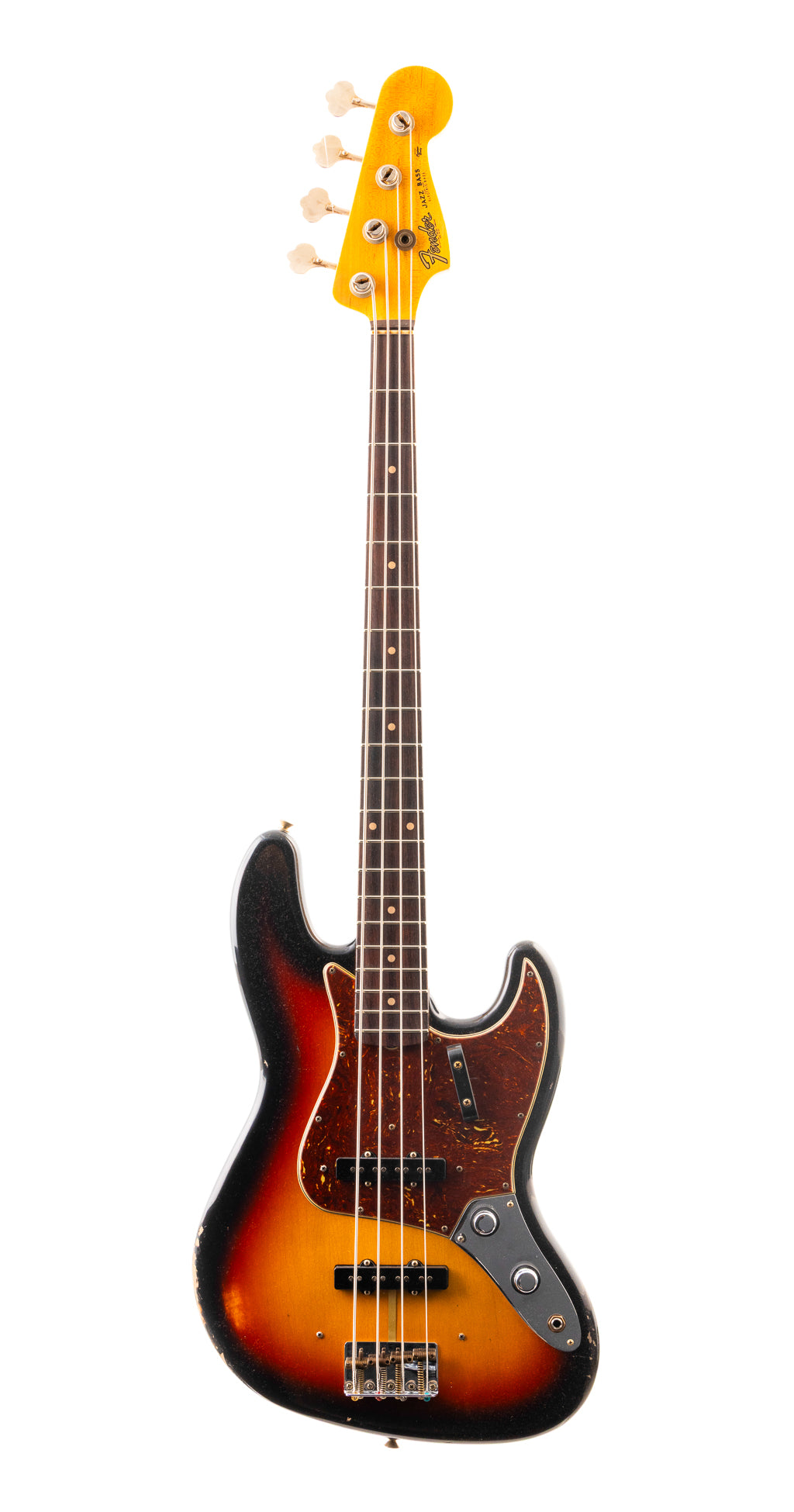 Fender Custom Shop Limited Edition 1960 Jazz Bass Relic - 3 Tone Sunburst (834)