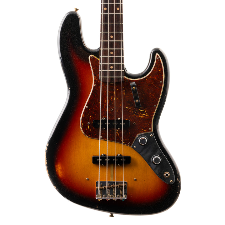 Fender Custom Shop Limited Edition 1960 Jazz Bass Relic - 3 Tone Sunburst (834)