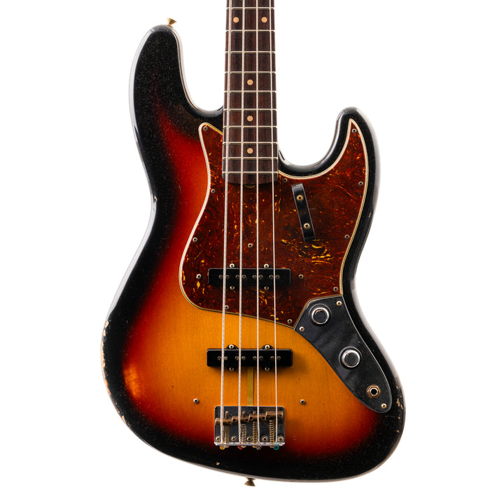 Fender Custom Shop Limited Edition 1960 Jazz Bass Relic - 3 Tone Sunburst (834)