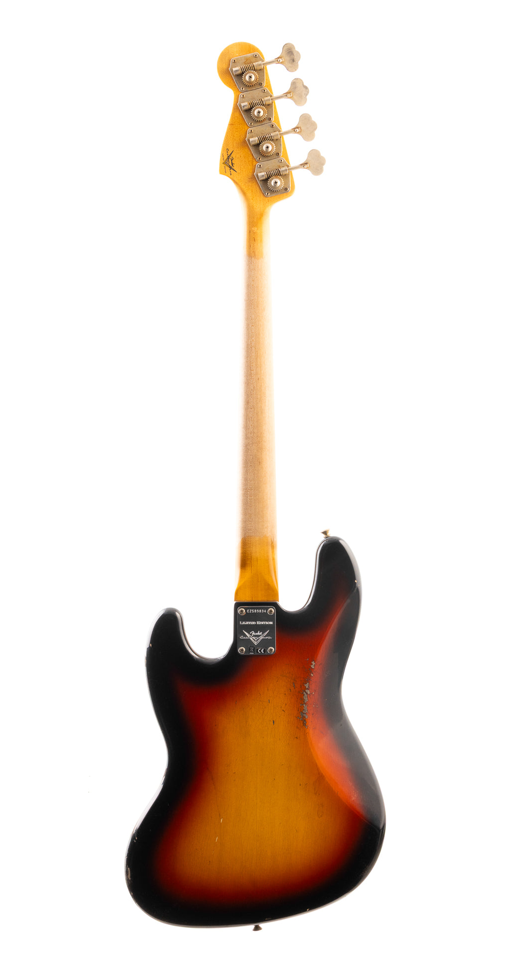 Fender Custom Shop Limited Edition 1960 Jazz Bass Relic - 3 Tone Sunburst (834)