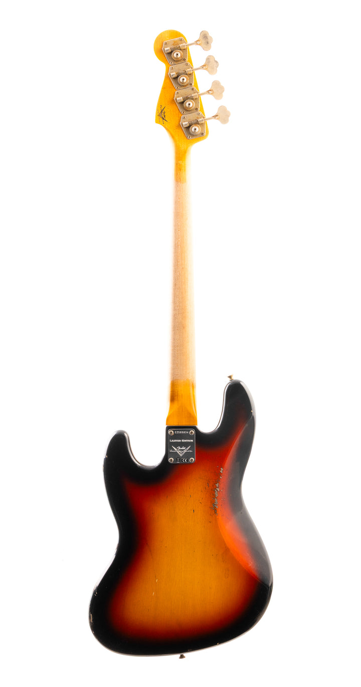 Fender Custom Shop Limited Edition 1960 Jazz Bass Relic - 3 Tone Sunburst (834)