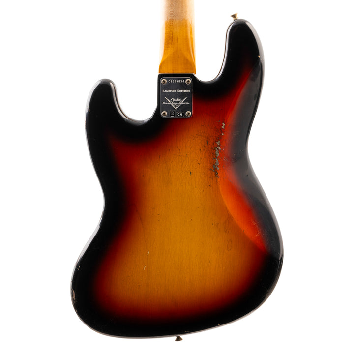 Fender Custom Shop Limited Edition 1960 Jazz Bass Relic - 3 Tone Sunburst (834)